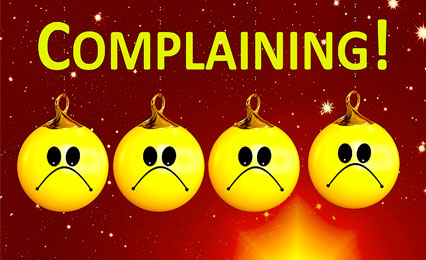 Complaining!