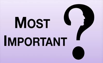 What’s The Most Important Thing In Your Life?